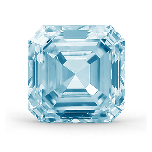 Lab Grown IGI 0.74ct VS1 FANCY Square emerald Diamant LG655451906