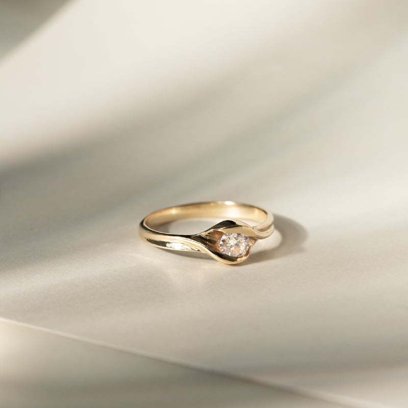 Verlobungsring mit Lab Grown Diamanten Aliena 135180