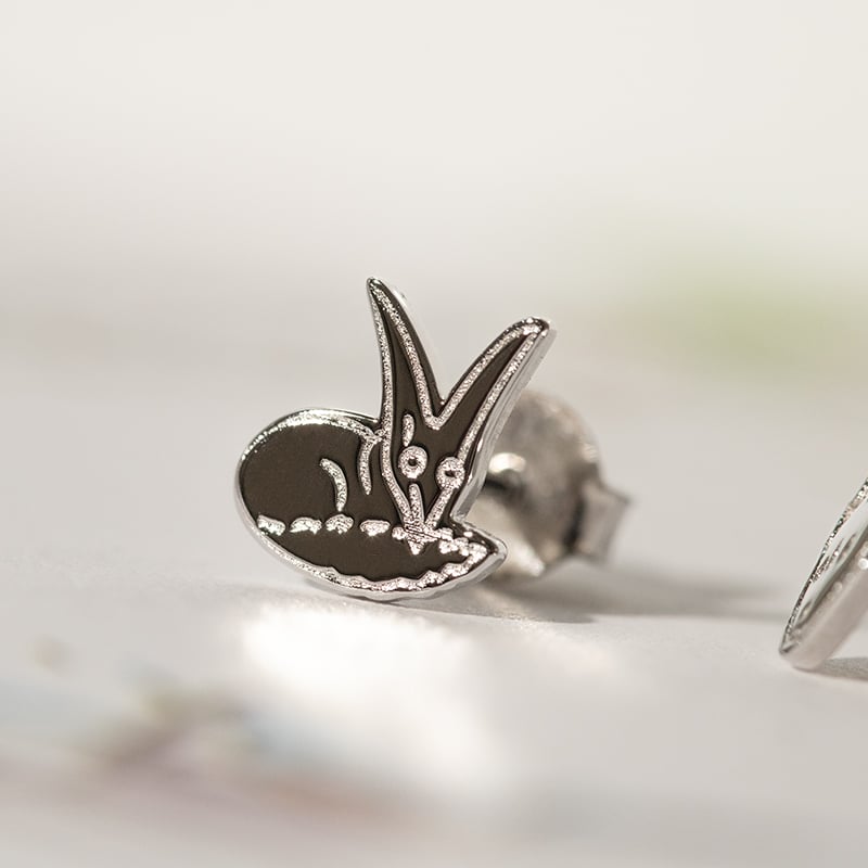 Silberne Ohrstecker Der Kleine Prinz und der Fuchs 138050