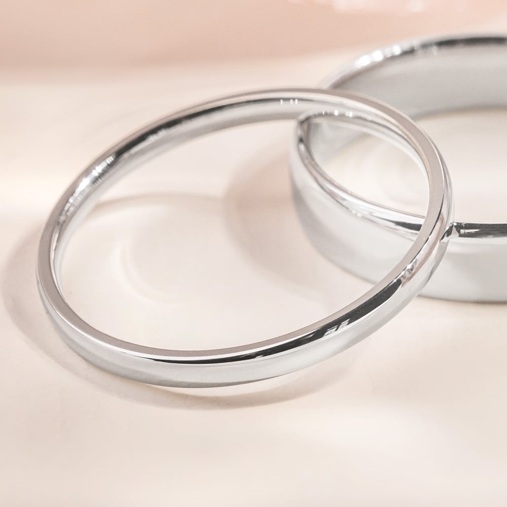 Flache Eheringe aus Gold Ilah 157070