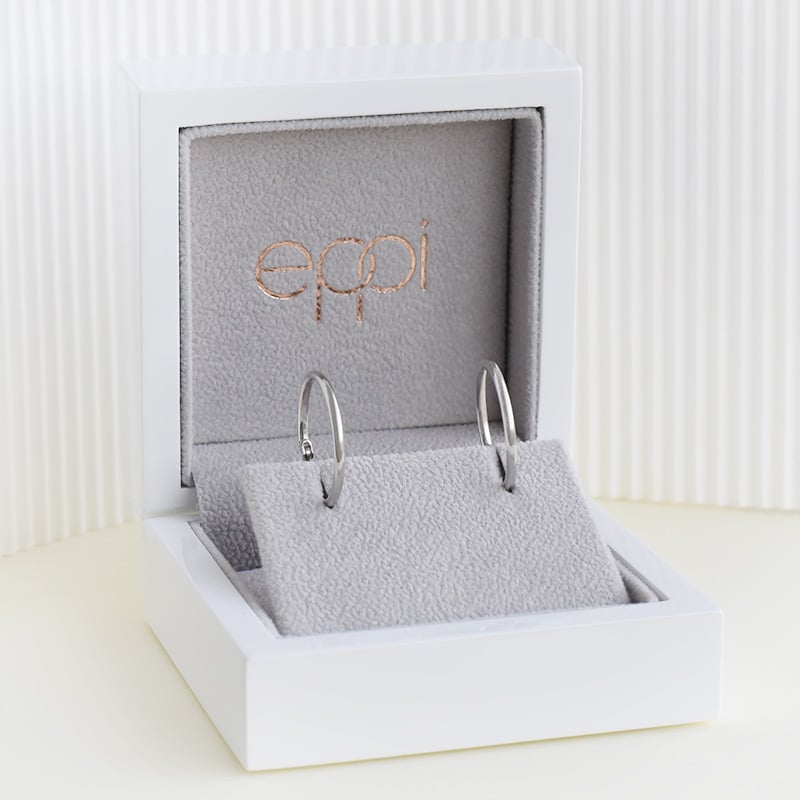 Silberne Ringohrringe Ingmar 95610