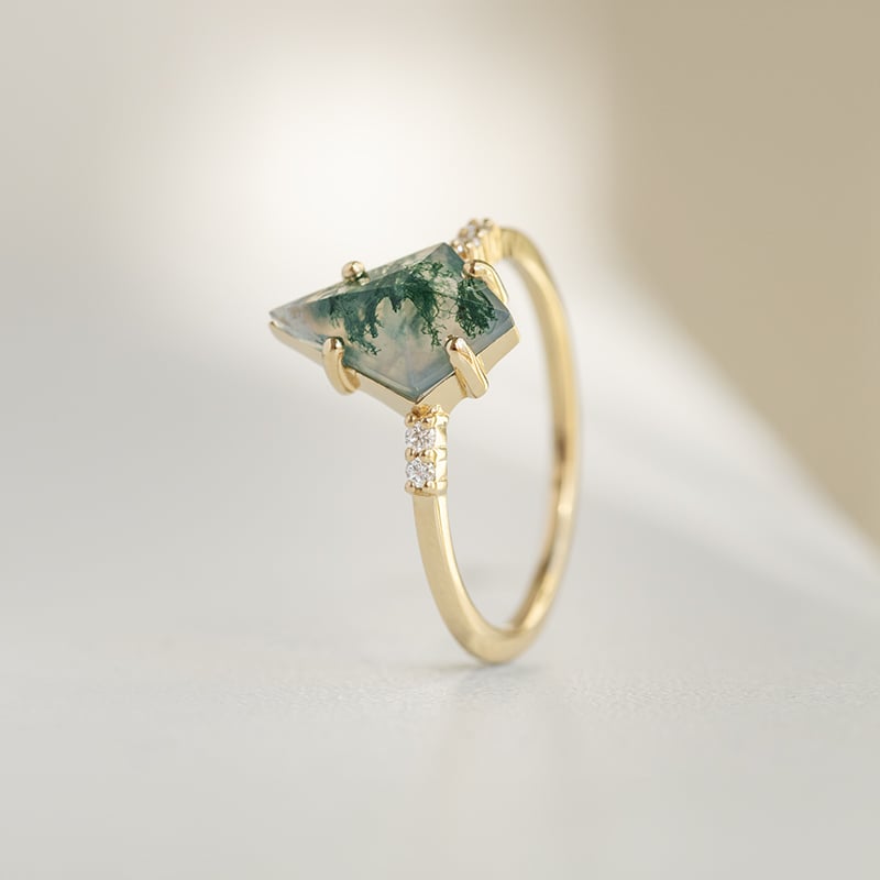 Ring Set mit Achat Vinka 144842