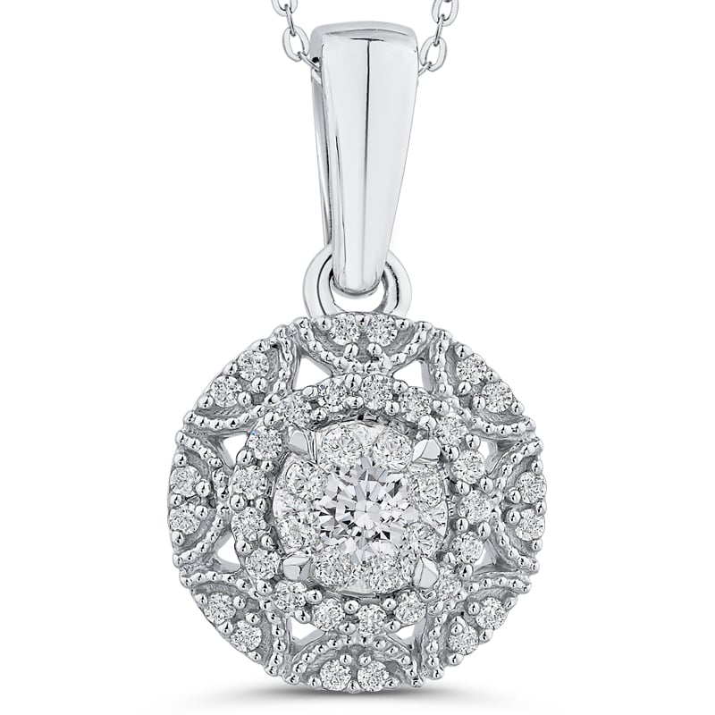 Luxuriöser Anhänger mit Diamanten