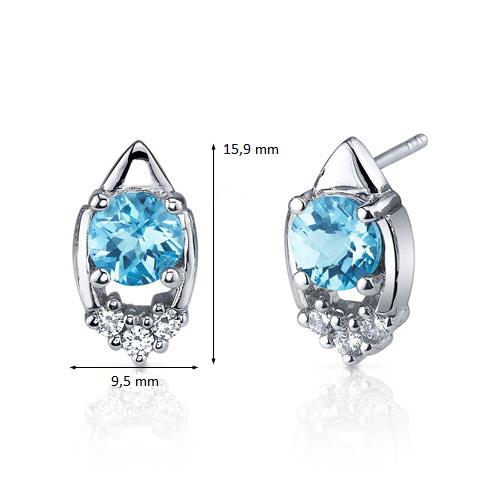 Ohrstecker mit Topasen 11964