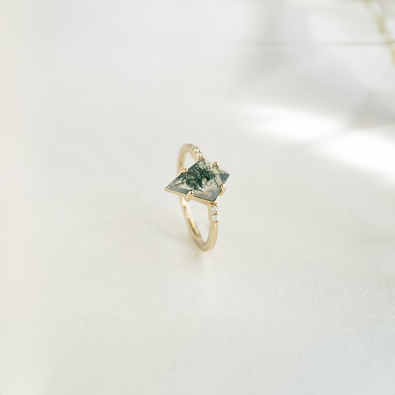 Ring Set mit Achat Vinka 144845