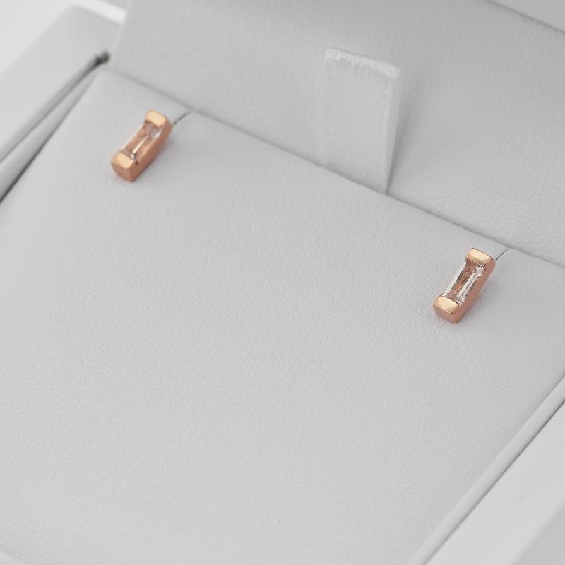 Minimalistische Ohrringe mit Baguette Saphiren Reilly 29745