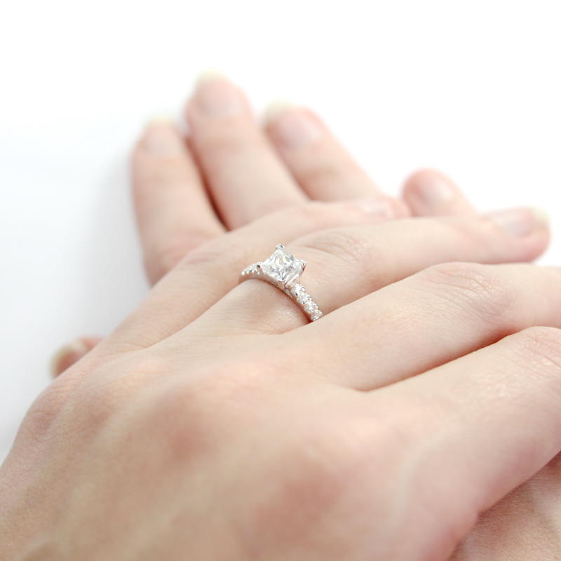 Goldener Diamantring 5115