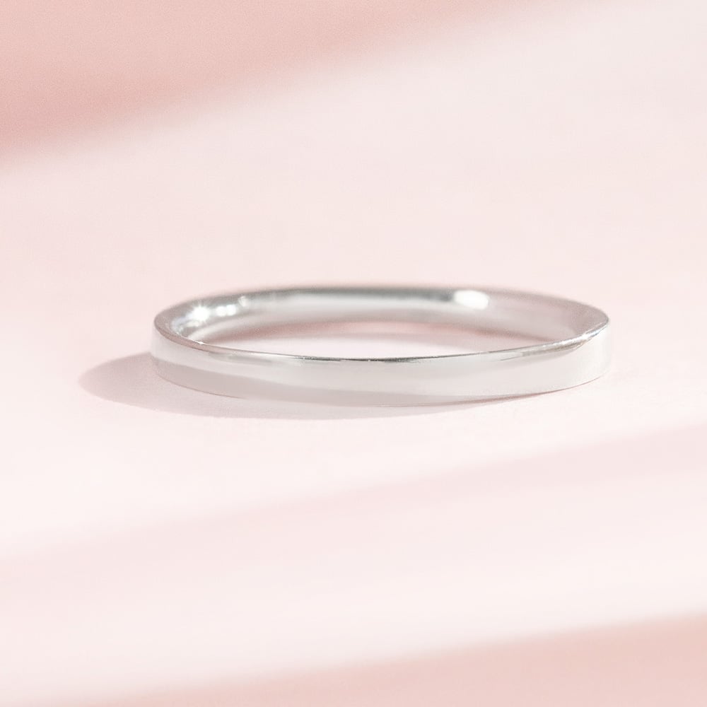 Flache Eheringe aus Gold Ilah 157077