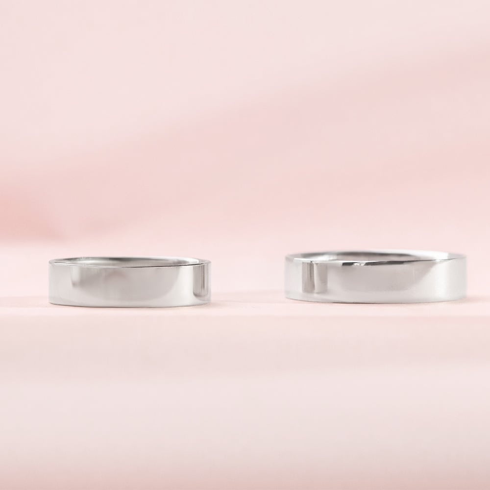 Flache Eheringe aus Gold Ilah 157068