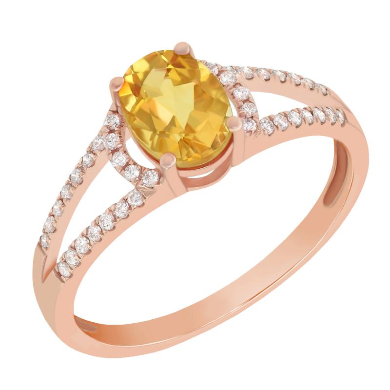 Ring aus Roségold 38489