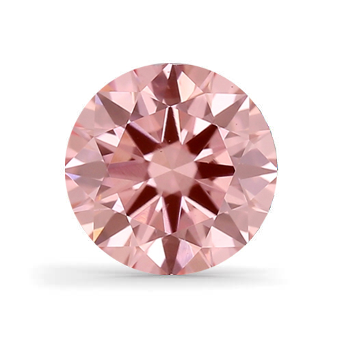 Lab Grown IGI 0.25ct SI2 Fancy Vivid Pink Rund Diamant LG546210471