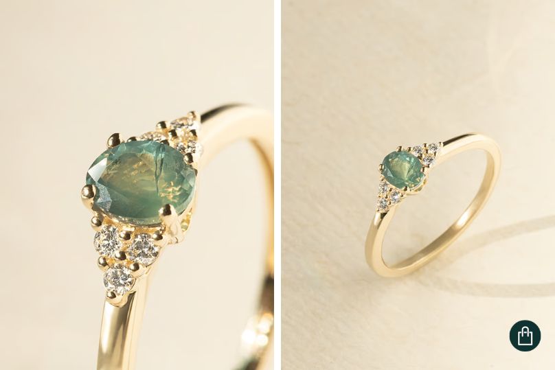Ring mit natuerlichem Alexandrit