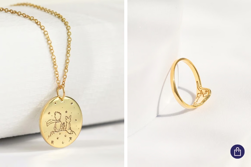 Schmuck aus der Kollektion mit dem Kleinen Prinzen