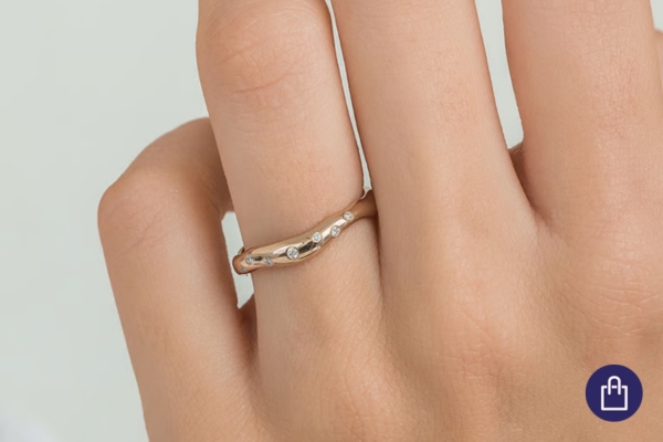 Champagnegold Eheringe