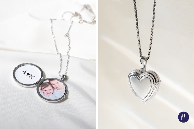 Medaillon aus Silber