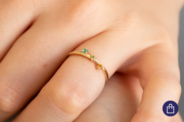 Promise Ringe an der Hand