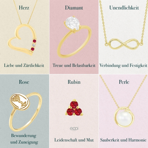 Symbole des Valentinstags