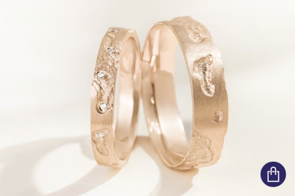 Trauringe aus Champagnegold