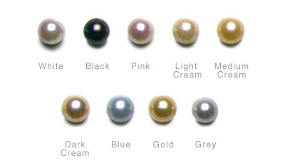 Die Farben der Akoya-Perlen