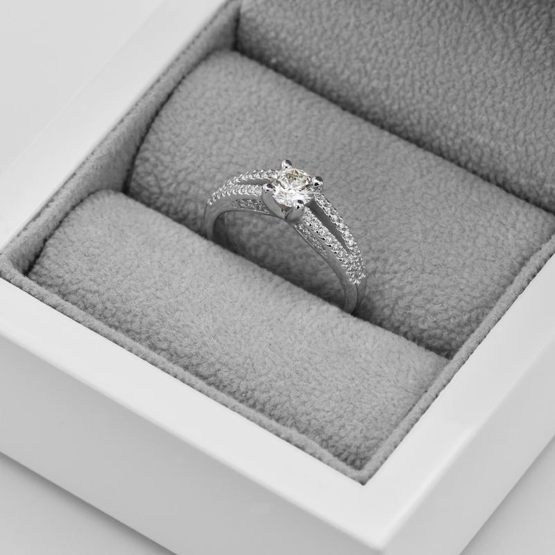 Diamantring für Verlobung in Eppi-Geschenkbox 10540