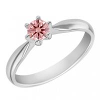 Verlobungsring mit einem zertifizierten fancy pink Lab Grown Diamanten Iravan