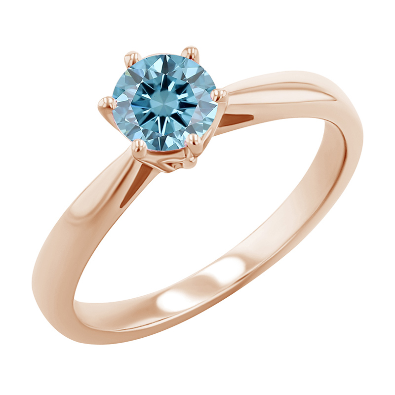 Verlobungsring mit blauem Diamant Sati 124970