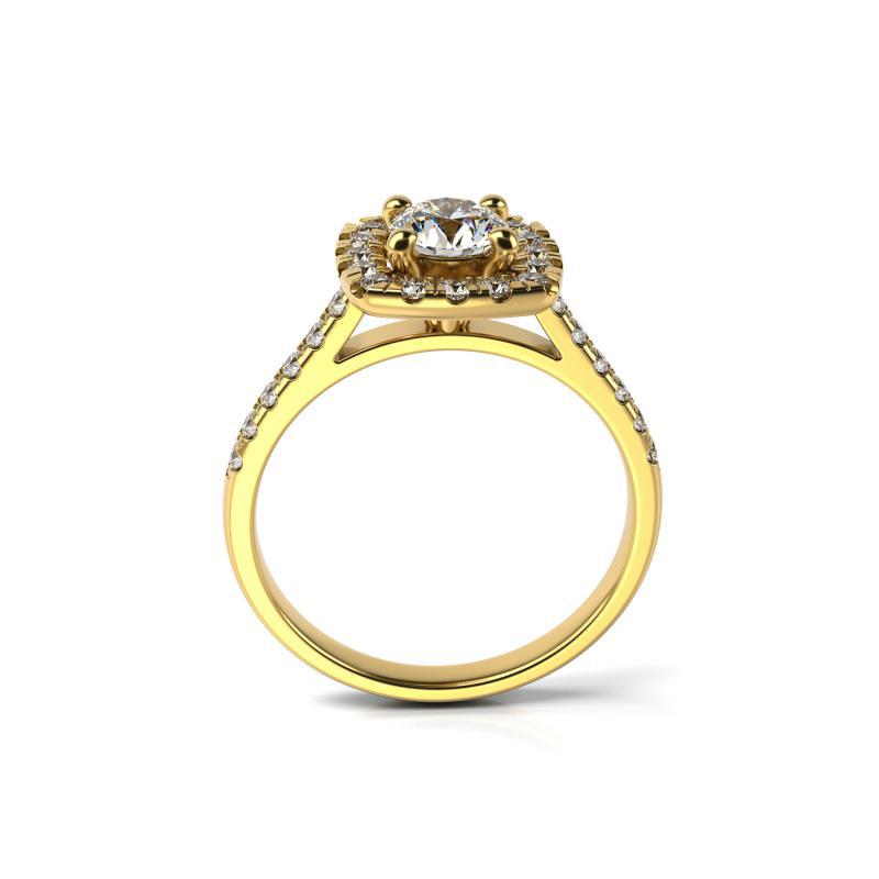 Verlobungsring aus Gold mit Diamanten Deity 13040