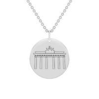 Personalisierter Silberanhänger mit dem Brandenburger Tor
