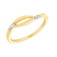 Atypisher Ring aus Gold mit Diamanten Nils