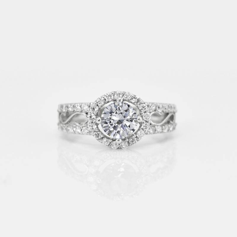 Prunkvoller Verlobungsring mit Diamanten 19040