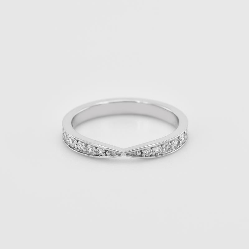 Ring aus Gold mit Diamanten halbbesetzt Turpein 39160