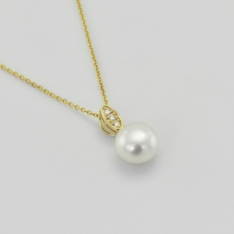 Romantische Goldkollektion mit Perlen und Diamanten Glaume 43040