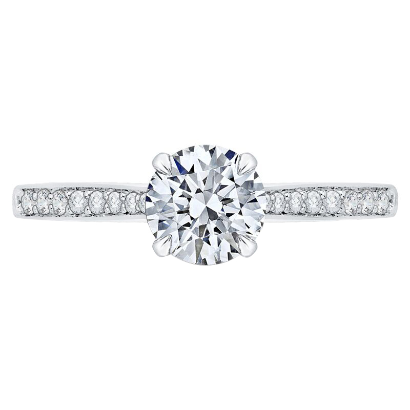 Verlobungsring mit seitlichen Diamanten Ulani 46240