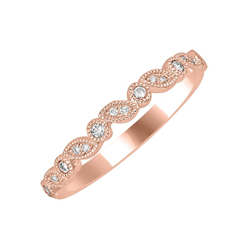 Eternity-Ring aus Gold mit Diamanten halbbesetzt Sango