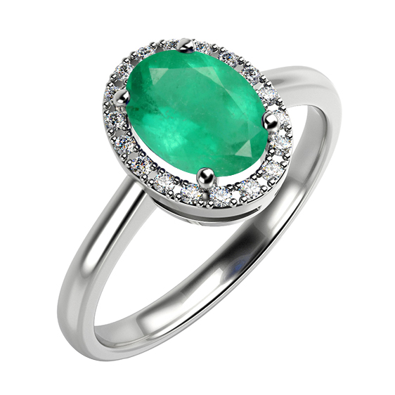 Smaragdring mit Diamanten Arya 59400