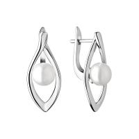 Minimalistische Ohrringe mit Perlen Kajal