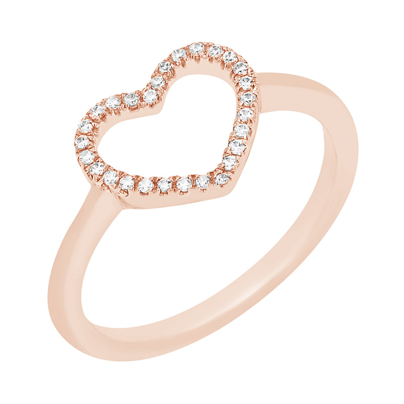 Romantischer Ring mit Diamanten Luice