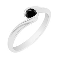 Ring mit schwarzem Diamant Adryan