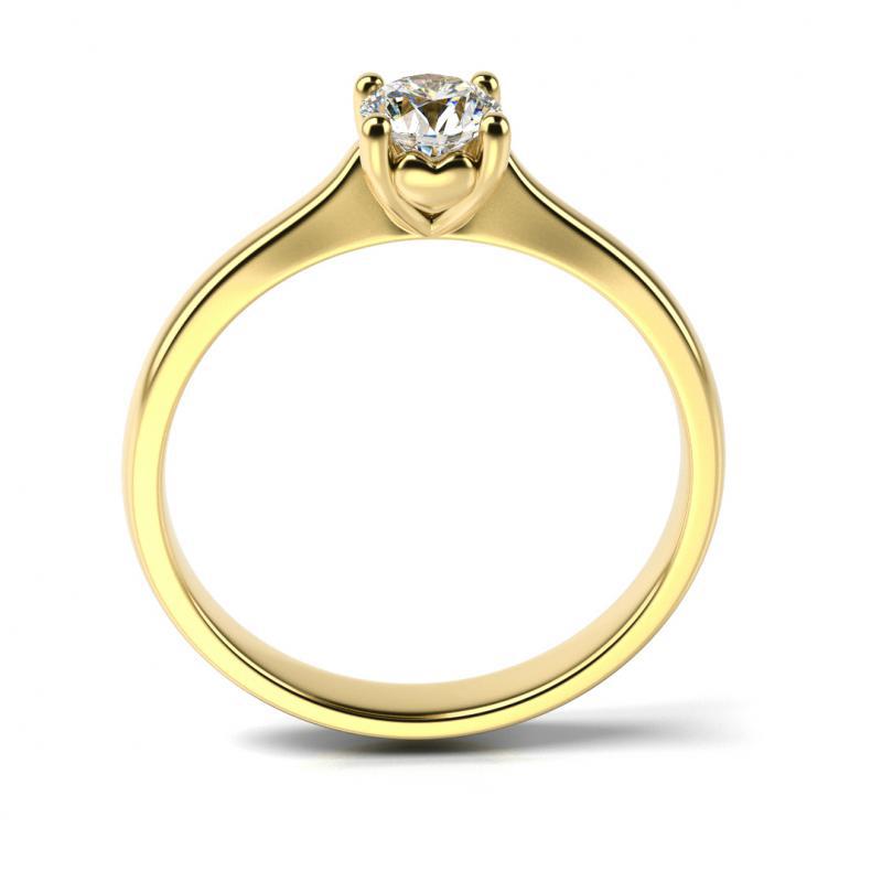 Verlobungsring mit Herz und Diamant Lenal 10201