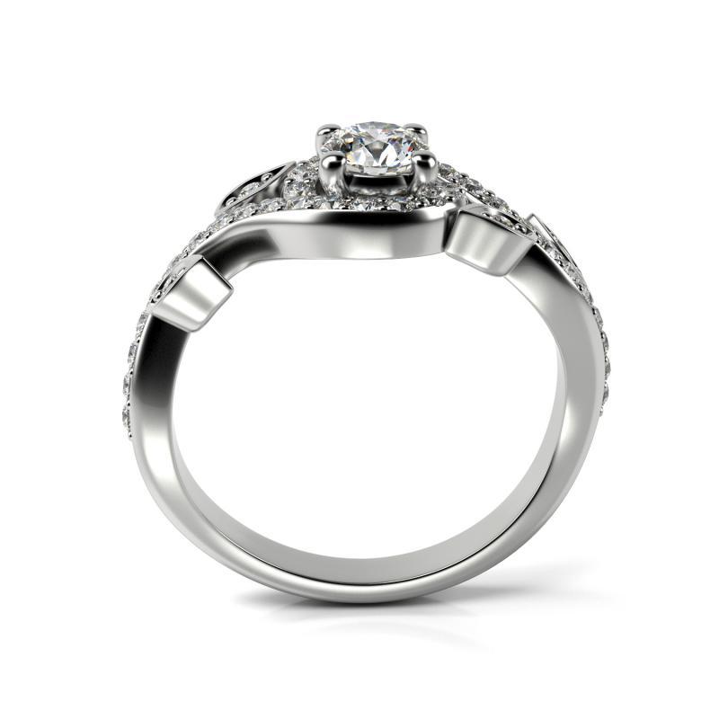 Goldener Vintage-Ring mit Diamanten Gario 12761