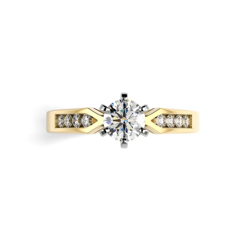Verlobungsring mit Diamanten aus Gold Mita 12791