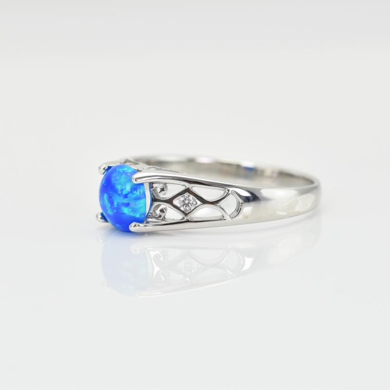 Ring mit Opal aus Silber 14831