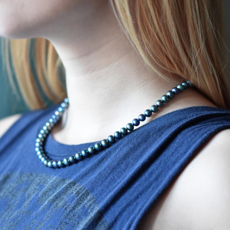 Halskette mit Perlen 14981