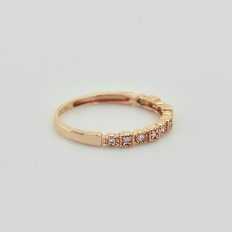 Ring aus Gold mit Diamanten halbbesetzt Chryssa 29101
