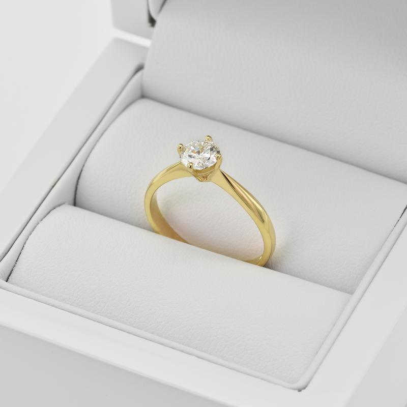 Verlobungsring aus Weißgold mit Diamant Mahiya 29551