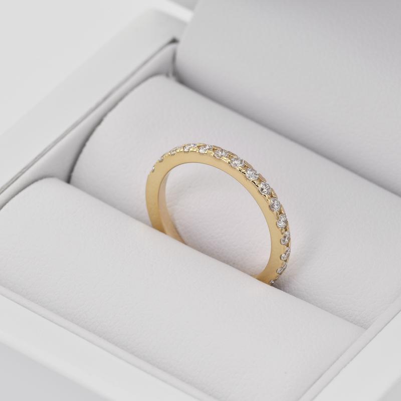 Gelbgold Diamanten Eternity Ring in Eppi-Geschenkbox 31251
