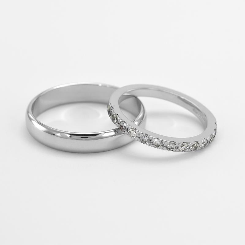 Memoire Ring mit Diamanten und Herrenring Lowum 45941