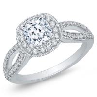 Verlobungsring voller Diamanten Dalia
