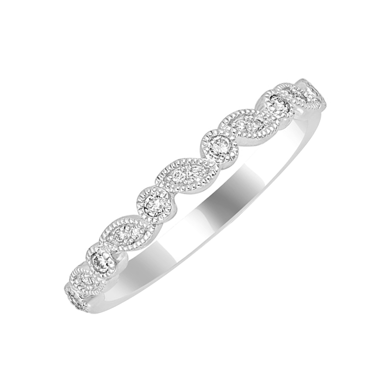 Eternity-Ring aus Gold mit Diamanten halbbesetzt Sango 59171