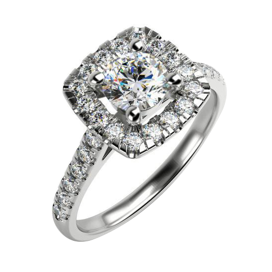 Verlobungsring aus Gold mit Diamanten Deity 59421